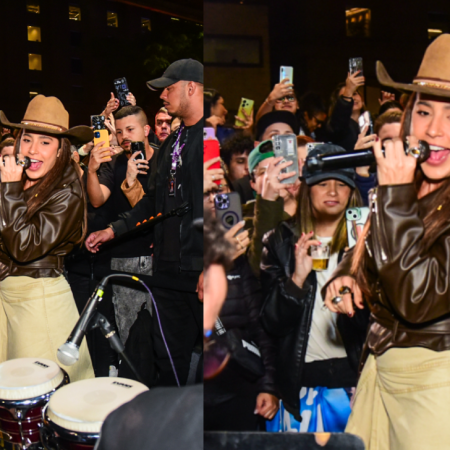 Lauana Prado faz show surpresa na Avenida Paulista em São Paulo