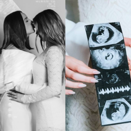 Mari Fernandez e Júlia Ribeiro anunciam que estão esperando um bebê